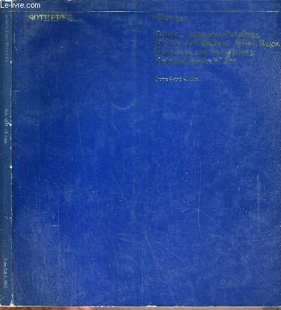 CATALOGUE DE VENTE AUX ENCHERES - CHICAGO - JEWELRY, AMERICAN PAINTINGS, PRINTS, ART NOUVEAU, SILVER, RIGS, FURNITURE AND DECORATIONS, ORIENTAL WORKS OF ART - 2-4 JUNE 1981 / TEXTE EN ANGLAIS.