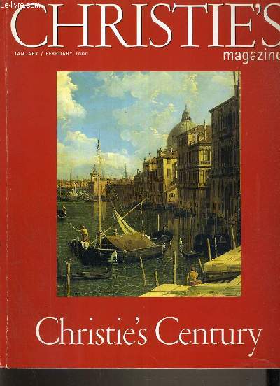 CATALOGUE DE VENTE AUX ENCHERES - international sales calendar, prospects, all abour classic automotives by david gooding, an unknown sitter for the louvre by pascal zuber, organic form by jeanne sloane..... - JANUARY-FEBRUARY 2000/ TEXTE EN ANGLAIS.