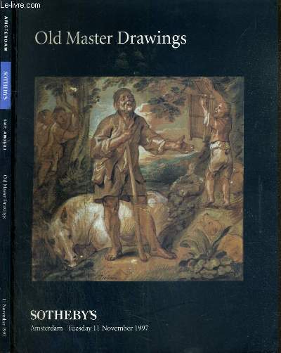 CATALOGUE DE VENTE AUX ENCHERES - AMSTERDAM - ALD MASTER DRAWINGS - 11 NOVEMBER 1997 / TEXTE EN ANGLAIS.