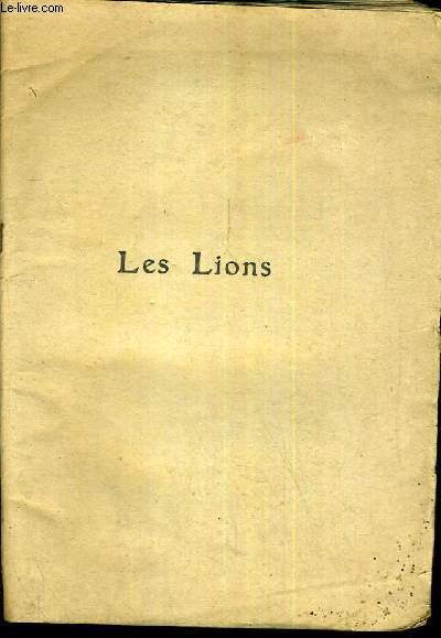 LES LIONS / COLLECTION SELECT-COLLECTION