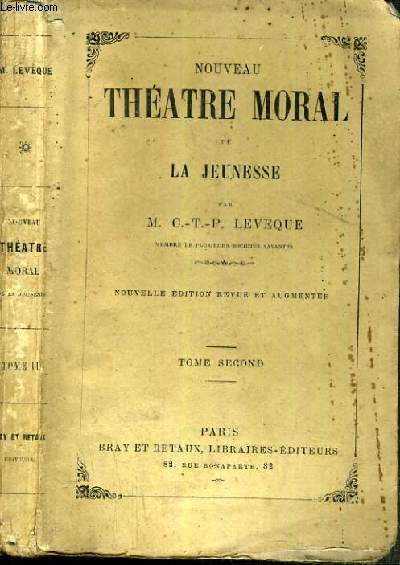 NOUVEAU THEATRE MORAL DE LA JEUNESSE -TOME 2. PEINTRE ET MUSICIEN OU LES DEUX COUSINS.