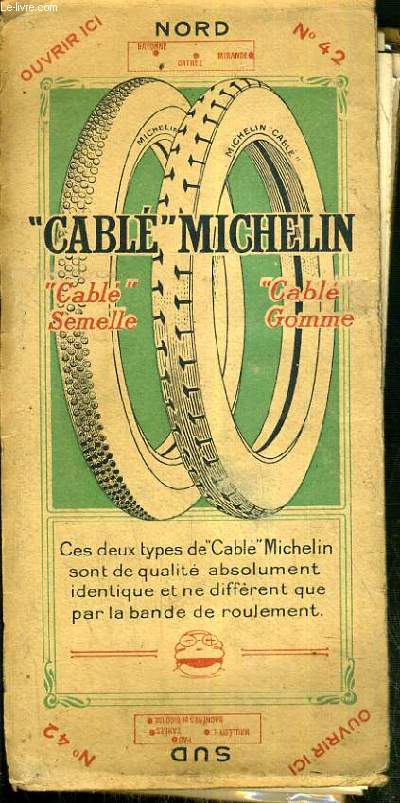 CARTE MICHELIN DE LA FRANCE EN 48 FEUILLES - N42 - ECHELLE 1/200 000e - PAU