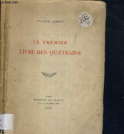 LE PREMIER LIVRE DES QUATRAINS