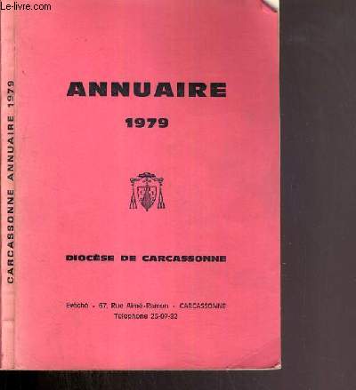 ANNUAIRE 1979 - DIOCESE DE CARCASSONNE