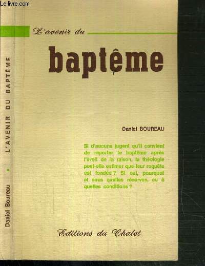 L'AVENIR DU BAPTEME