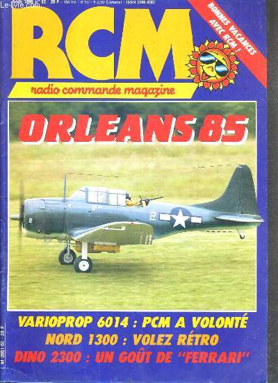 RCM - RADIO COMMANDE MAGAZINE - ORLEANS 85 - N 52 - AOUT 1985.