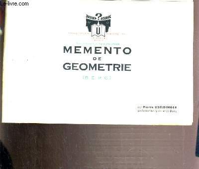 MEMENTO DE GEOMETRIE (B.E.P.C)