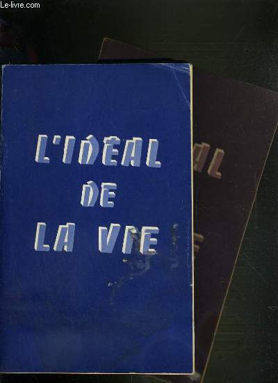 L'IDEAL DE LA VIE - 2 NUMEROS.