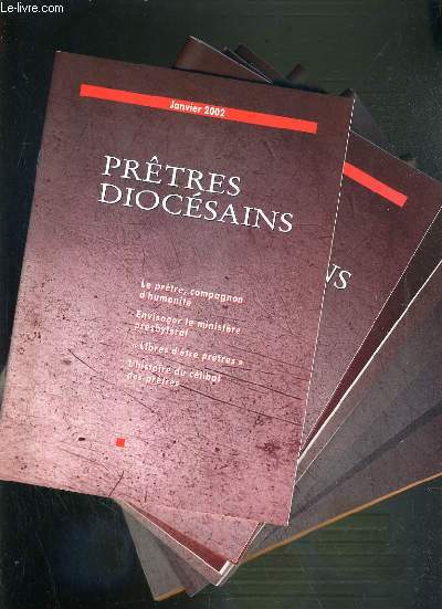 PRETRES DIOCESAINS - LOT DE 10 NUMEROS - DE JANVIER A DECEMBRE 2002.