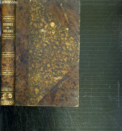 OEUVRES POETIQUES DE BOILEAU DESPREAUX