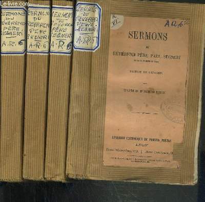 SERMONS DU REVEREND PERE PAUL SEGNERI DE LA COMPAGNIE DE JESUS