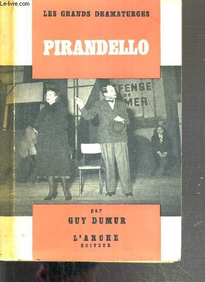 PIRANDELLO / COLLECTION LES GRANDS DRAMATURGES N5