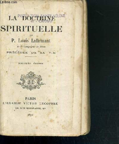 LA DOCTRINE SPIRITUELLE