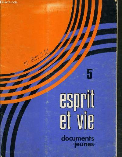 ESPRIT ET VIE 5me - DOCUMENTS 