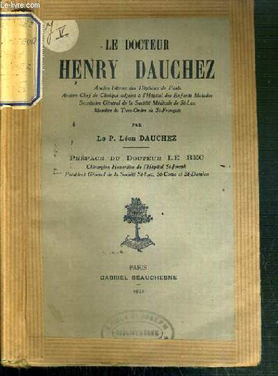 LE DOCTEUR HENRY DAUCHEZ