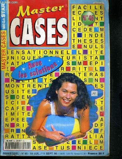 MASTER CASES - N45 - 10 JUILLET / 11 SEPTEMBRE 1998 AVEC LES SOLUTIONS