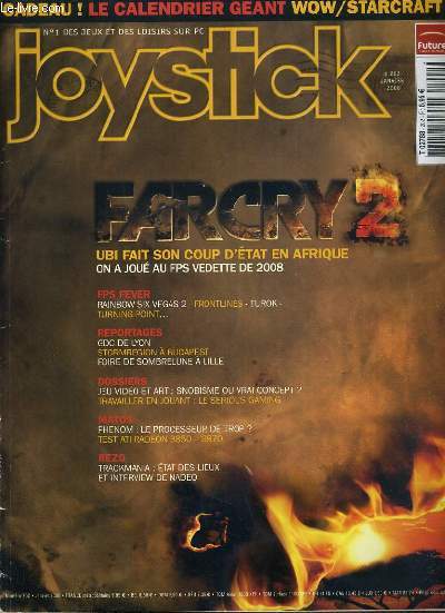 JOYSTICK - N 202 - JANVIER 2008 - N1 DES JEUX ET DES LOISIRS SUR PC