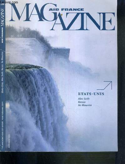 MAGAZINE - AIR FRANCE - N 139 - ETAT-UNIS - NOVEMBRE 2008 / TEXTE EN FRANCAIS ET EN ANGLAIS