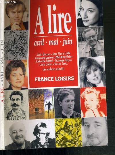 A LIRE AVRIL - MAI - JUIN