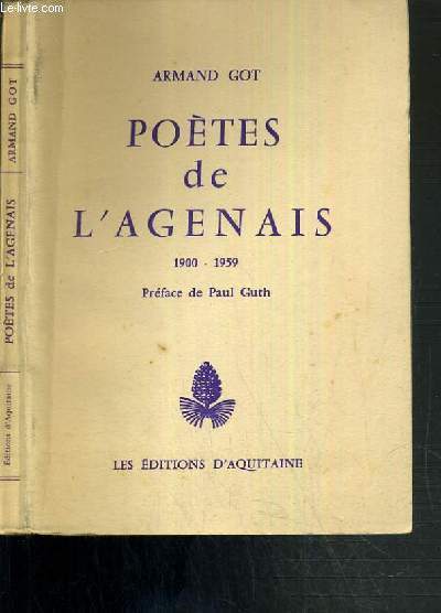POETES DE L'AGENAIS 1900 - 1959