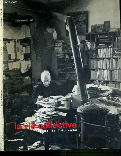 LA VIE COLLECTIVE - REVUE DE L'ECONOME - N 400 - NOVEMBRE 1968