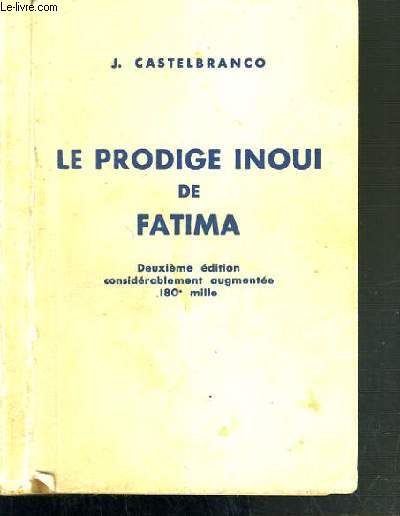 LE PRODIGE INOUI DE FATIMA - 2me EDITION
