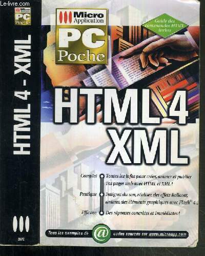 HTML 4 XML - PC POCHE