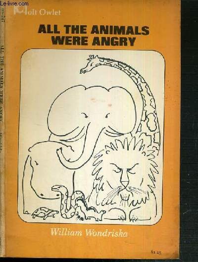 ALL THE ANIMALS WERE ANGRY / TEXTE EN ANGLAIS