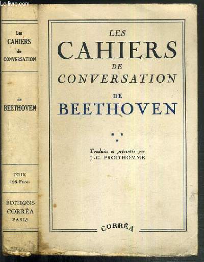 CAHIERS DE CONVERSATION DE BEETHOVEN (1819-1827) / COLLECTION MUSIQUE.