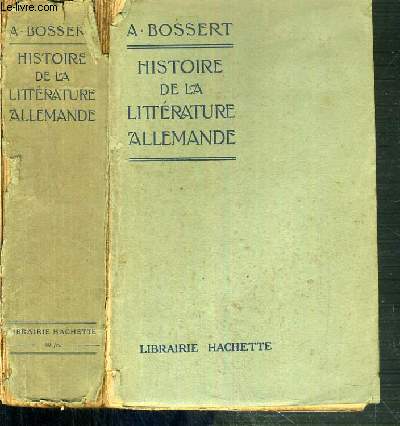 HISTOIRE DE LA LITTERATURE ALLEMANDE - 8ème EDITION