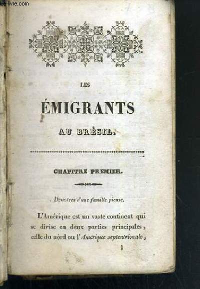 LES EMIGRANTS AU BRESIL / BIBLIOTHEQUE DE LA JEUNESSE CHRETIENNE.