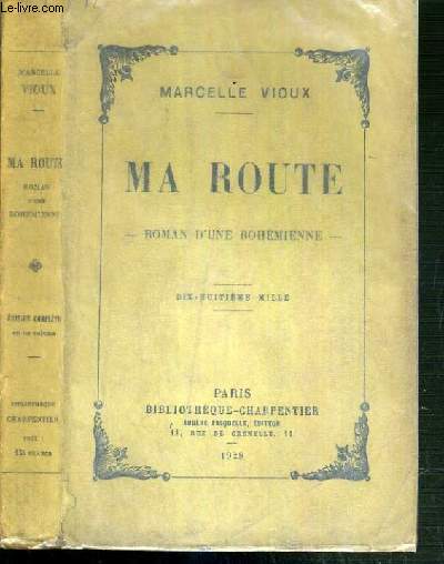 MA ROUTE - ROMAN D'UNE BOHEMIENNE