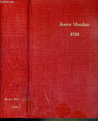 BOTTIN MONDAIN 1988 - TOUT PARIS - ANNUAIRE DES CHATEAUX - ANNUAIRE EHRET