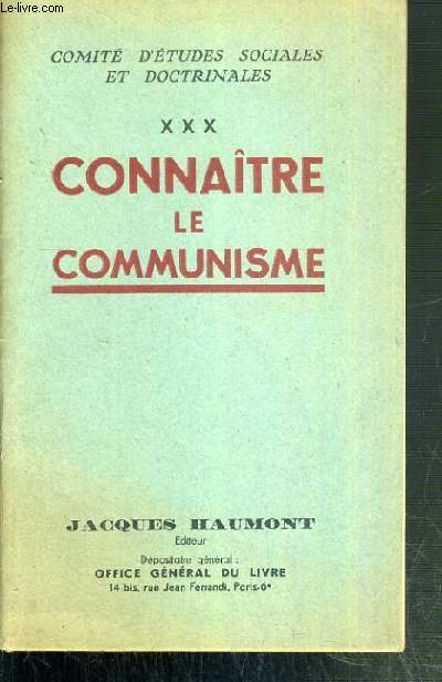 CONNAITRE LE COMMUNISME