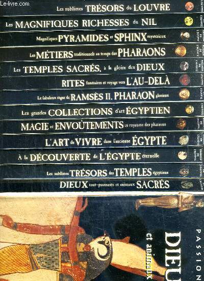 COLLECTION PASSION DE L'EGYPTE - 25 VOLUMES - 2 photos disponibles.