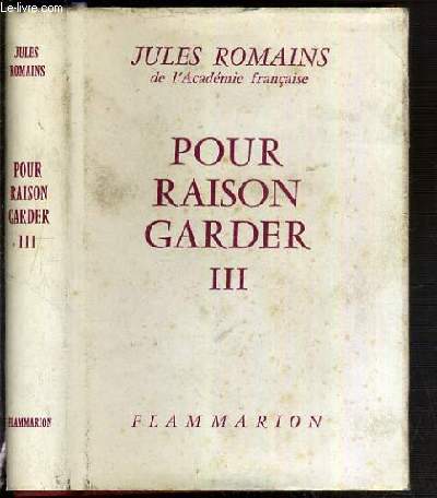 POUR RAISON GARDER III