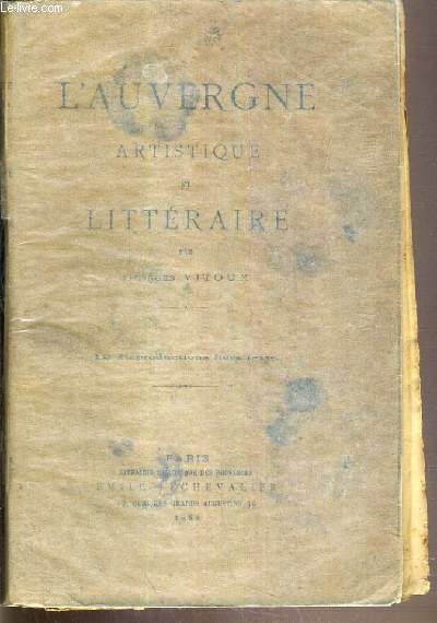 L'AUVERGNE ARTISTIQUE ET LITTERAIRE