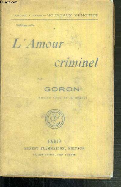 L'AMOUR CRIMINEL