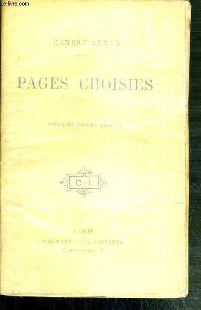 PAGES CHOISIES - 21me EDITION