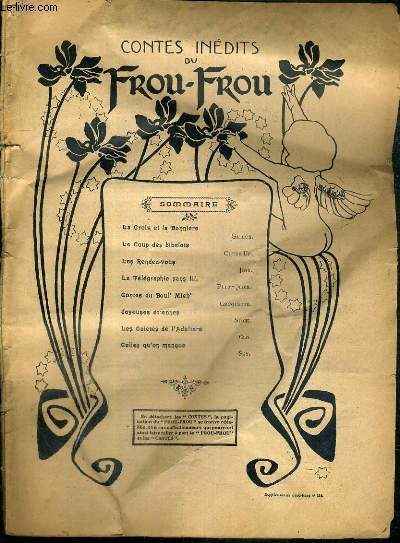 CONTES INEDITS DU FOU-FROU - SUPPLEMENT AU FROU-FROU N116