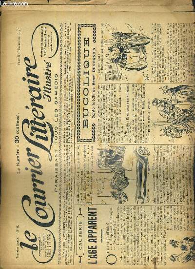 LE COURRIER LITTERAIRE ILLUSTRE - SAMEDI 13 DECEMBRE 1919 - N2