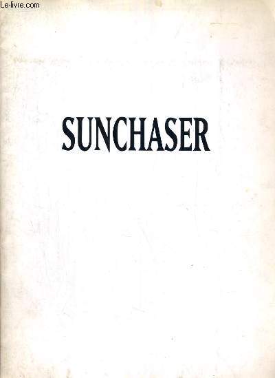 PLAQUETTE DE FILM - SUNCHASER - un film de michael cimino avec woody harrelson, jon seda, anne bancroft....