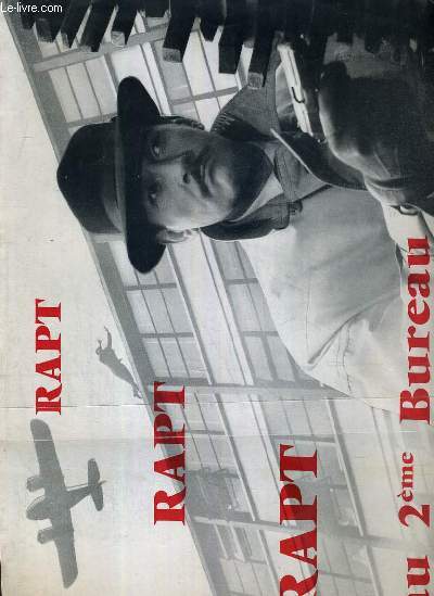 PLAQUETTE DE FILM - RAPT AU 2me BUREAU - un film de jean stelli avec frank villard, danielle godet, dalida...