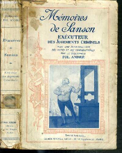 MEMOIRES DE LANSON - EXECUTEUR DES JUGEMENTS CRIMINELS - SANSON - 0 - Bild 1 von 1