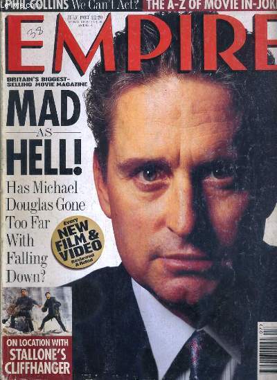 EMPIRE - N49 - JULY 1993 - MAD AS HELL ! - HAS MICHAEL DOUGLAS GONE TOO FAR WITH FALLING DOWN?.. - TEXTE EXCLUSIVEMENT EN ANGLAIS