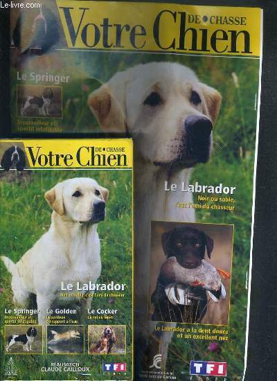 VOTRE CHIEN DE CHASSE - N1 - JANVIER 1998 + 1 K7 VHS INCLUS