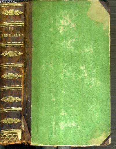 POETES FRANCAIS OU COLLECTION DES POETES DU PREMIER ORDRE TOME 9 - POESIES DU PREMIER ORDRE VOLTAIRE T.1-HENRIADE