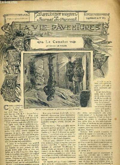 SUPPLEMENT MENSUEL AU JOURNAL DES VOYAGES LA VIE D'AVENTURES - N 36 - 14 DECEMBRE 1913 - SUPPLEMENT AU N 889 - LE CAMELOT