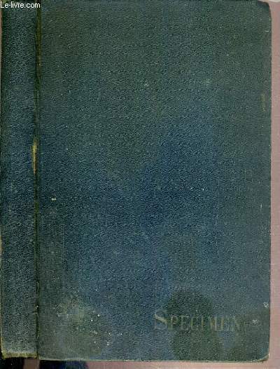 MA DOCTORESSE - GUIDE PRATIQUE D'HYGIENE ET DE MEDECINE DE LA FEMME MODERNE - TOME I - SPECIMEN