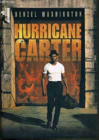 PLAQUETTE DE FILM - HURRICANE CARTER - un film de norman jewison avec denzel washington, vicellous reon shannon, deborah kara unger...
